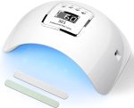 CICK UV LED Nail Lamp 72W UV Light for Nails with 4 Timers, Faster Nail dryers with Auto Senor, Nail Light for Professional Manicure Salon